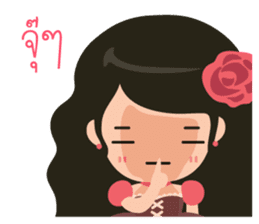 Little Rose Lady sticker #9296535