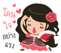 Little Rose Lady sticker #9296536