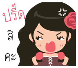 Little Rose Lady sticker #9296538