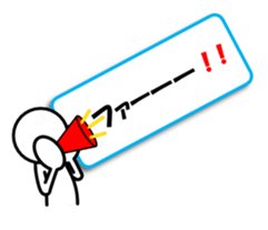 Sticker of stick figures vol.6 sticker #9296776