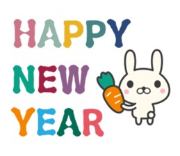 Congratulations rabbit stickers sticker #9296944