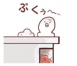 Dry chicken hot spring egg sticker #9297311