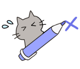 Stationery cats use "KEIGO" sticker #9297425
