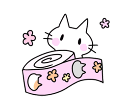Stationery cats use "KEIGO" sticker #9297429
