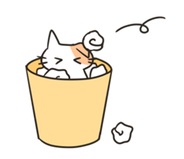 Stationery cats use "KEIGO" sticker #9297450