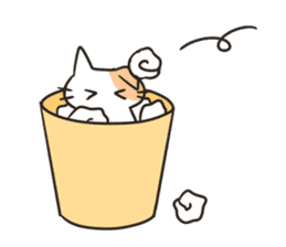 Stationery cats use "KEIGO" sticker #9297450