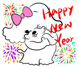 Candy floss  baby sticker #9298263