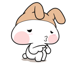 Mini Bunny Noseless sticker #9298270