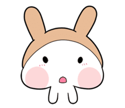 Mini Bunny Noseless sticker #9298281
