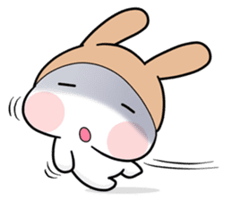 Mini Bunny Noseless sticker #9298290
