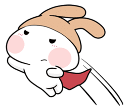 Mini Bunny Noseless sticker #9298298