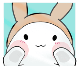 Mini Bunny Noseless sticker #9298299