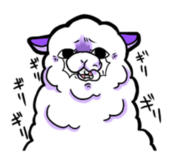 softly alpaca sticker #9298349
