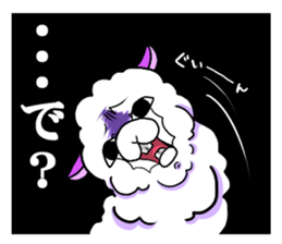 softly alpaca sticker #9298350
