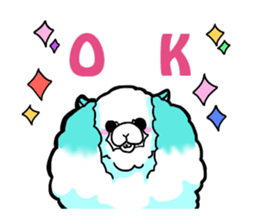 softly alpaca sticker #9298373