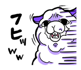 softly alpaca sticker #9298374