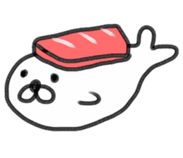 Sushi & seal sticker #9298544