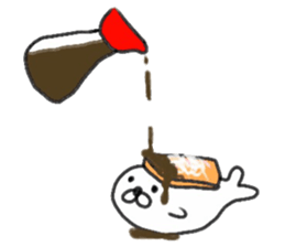 Sushi & seal sticker #9298546