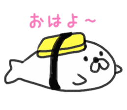 Sushi & seal sticker #9298548