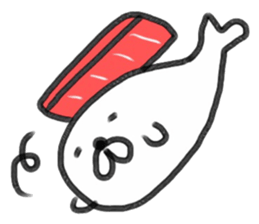 Sushi & seal sticker #9298555