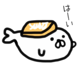 Sushi & seal sticker #9298557