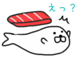 Sushi & seal sticker #9298562
