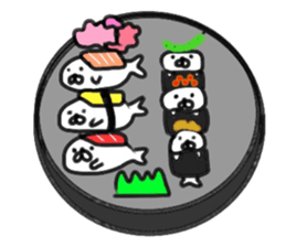 Sushi & seal sticker #9298564
