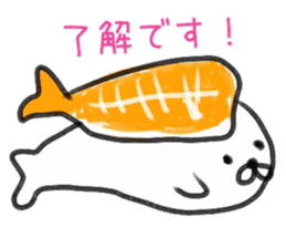 Sushi & seal sticker #9298566