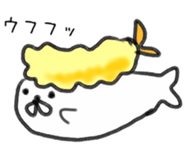 Sushi & seal sticker #9298568