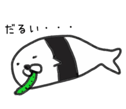 Sushi & seal sticker #9298569