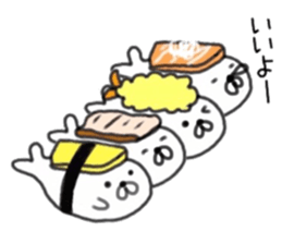 Sushi & seal sticker #9298573