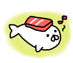 Sushi & seal sticker #9298580