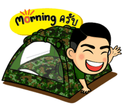 Soldier Thai sticker #9298905