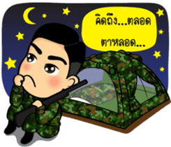 Soldier Thai sticker #9298909