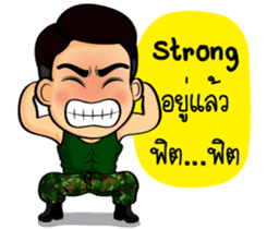 Soldier Thai sticker #9298925