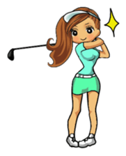 Japanese cute lady sticker sticker #9299022