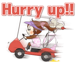 Golf lovers live in Hawaii. sticker #9299233