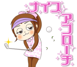 Golf lovers live in Hawaii. sticker #9299248