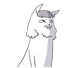 Naughty Alpaca! sticker #9299268