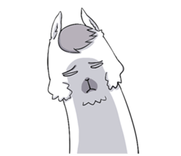 Naughty Alpaca! sticker #9299269