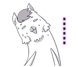 Naughty Alpaca! sticker #9299270