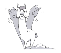 Naughty Alpaca! sticker #9299275