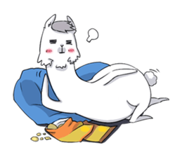 Naughty Alpaca! sticker #9299280