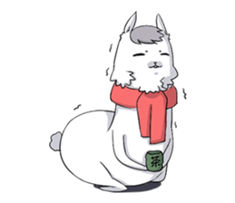 Naughty Alpaca! sticker #9299281