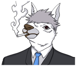 Naughty Alpaca! sticker #9299302