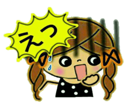 Pretty! Toque of girls sticker #9299830