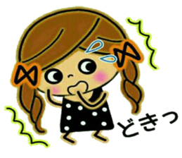 Pretty! Toque of girls sticker #9299841