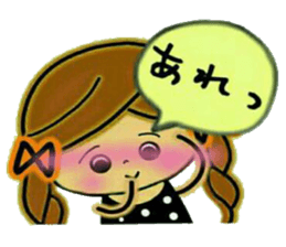 Pretty! Toque of girls sticker #9299847