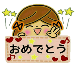 Pretty! Toque of girls sticker #9299849