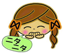 Pretty! Toque of girls sticker #9299852